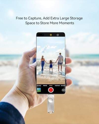 128 GB Dual USB Type C + A OTG Flash Drive – Waterproof Metal Swivel Design for Fast Data Transfer – Ideal Thumb Drive for PC, Laptop, Tablet, i Phone 15 & Android Devices – Portable Storage Solution for On-the-Go Professionals and Students