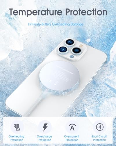 Magnetic Wireless Charger Duo for Apple Devices – 15 W Fast Charging Pad for i Phone 12-16 Pro Max, mini & Air Pods 2/3/4/Pro – Secure Magnetic Connection, Sleek Silver Finish for Modern Tech Aesthetics – Optimal Compatibility & Effortless Charging Experience