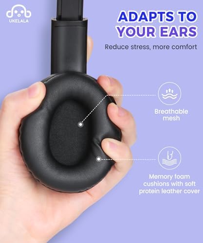 C3 Kids Foldable Wired Headphones – Lightweight On-Ear Design with Adjustable Headband for Optimal Comfort – Ideal for School, Home, and Travel – 3.5 mm Jack Compatible with Tablets and Laptops – Safe Sound Experience with Volume Limiter for Young Listeners