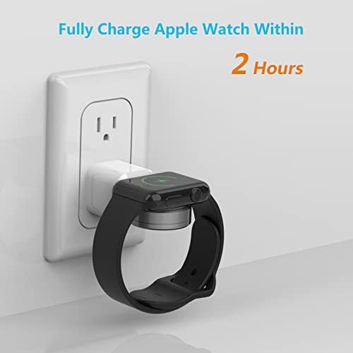 XWIN Cordless Magnetic Portable Charger for Apple Watch – MFi Certified Wireless Charging Solution for All Series Models (1-10) – Fast, Lightweight Travel Charger with USB A Compatibility for Effortless On-the-Go Power