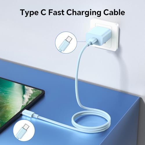 Revolutionize Your Charging Experience: 10 FT USB C to USB C Cable 3-Pack for i Phone 15 & 16, Samsung S24/S23, i Pad Pro – Fast 60 W Power Delivery in Vibrant Purple, Yellow, and Blue – Ultra-Durable, Tangle-Free Design for Maximum Convenience and Efficiency