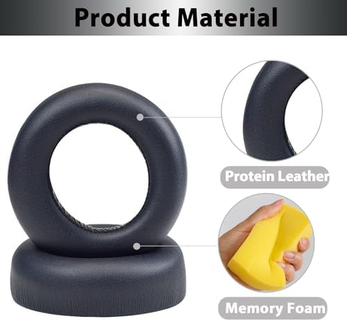Elevate Your PS5 Gaming with Premium Memory Foam Ear Pads – Noise-Isolating Replacement Cushions for Sony Pulse 3 D Wireless Headset – Soft Mesh Fabric for Unmatched Comfort & Long-Lasting Durability – Black Finish for Seamless Style
