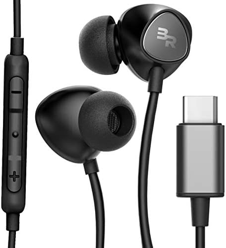 Thore Type C Wired Earbuds – Premium In-Ear Headphones with Built-In Mic & Volume Control for Samsung Galaxy S Series and Google Pixel – Superior Sound Quality, Ergonomic Comfort, and Fast USB-C Connectivity for Audiophiles and Gamers