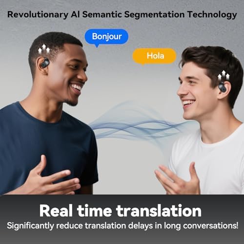 Transform Your Soundscape with Innovative Open Ear Wireless Bone Conduction Earbuds – Sweatproof Bluetooth Headphones for Active Lifestyles – Stay Engaged and Safe in Stylish Black Finish