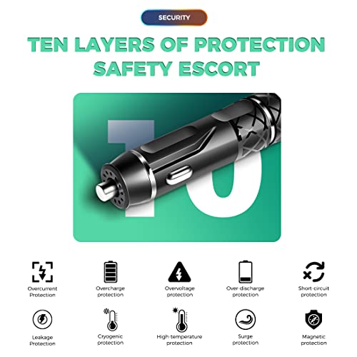 Ultimate High-Performance Car Charger for Starlink Mini Satellite Antenna & Router – Reliable 12 V-24 V DC Power Supply for Uninterrupted Internet Connectivity on Road Trips and Outdoor Expeditions