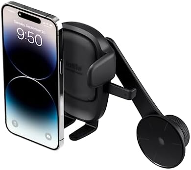 i Ottie Easy One Touch Signature CD Slot Car Phone Holder – Universal Smartphone Mount for i Phone, Google, Samsung, and More – Enhanced Stability, 360-Degree Viewing Angles, Quick One-Touch Access for Safe Driving