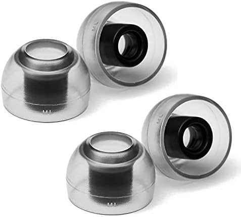 Upgrade Your Listening Experience with AZLA Crystal Standard (L) Earbud Tips – Premium Noise-Canceling Replacement for Wireless Headphones – Compatible with Shure, Sony, Beats, Sennheiser, Jabra, and JBL – Enhanced Comfort and Acoustic Clarity for Extended Use