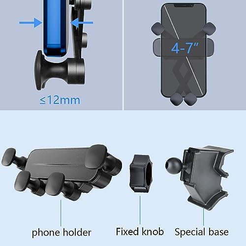 Cadillac Lyriq 2023-2025 Custom Smartphone Holder – Luxury Car Phone Mount with 360° Rotatable Design for Ultimate Convenience and Safety, Perfectly Matches Your Premium Vehicle Interior