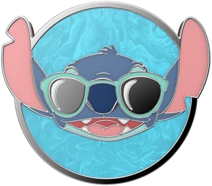 Stylish Lilo & Stitch Pop Socket Grip with Kickstand – Versatile One-Handed Phone Holder for Seamless Use and Enhanced Compatibility across Devices – Effortless Style and Functionality in a Durable Accessory for i Phone, Samsung, and More – Perfect for Wireless Charging and Swappable Designs – Ideal Anti-Drop Solution for Everyday Convenience