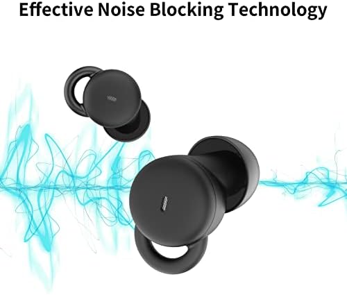 Ultimate Sleep Enhancer: Ultra-Comfort Bluetooth Earbuds for Side Sleepers – Advanced Noise-Cancellation for Snoring Relief and Restorative Sleep – Discreet, Lightweight Design for Uninterrupted Nighttime Bliss