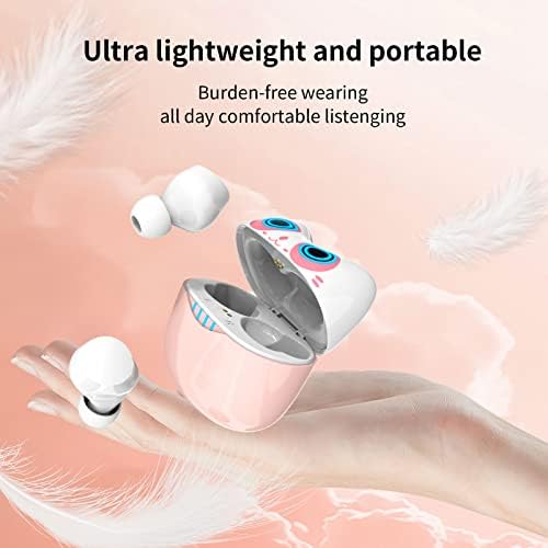 Kids’ Bluetooth 5.1 Wireless Earbuds – Adorable Waterproof Earphones with Dual Mics, 36-Hour Playtime, Hi-Fi Stereo Sound, and Gaming Mode – Perfect for Active Young Listeners and Learning on the Go