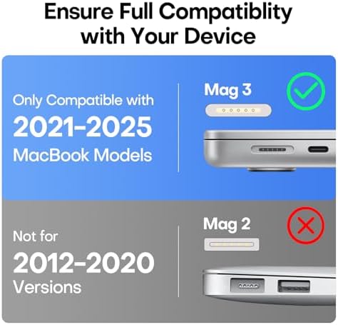 Ultra-Fast 140 W USB-C Charger for Mac Book Pro & Air (2021-2025) – M1-M4 Compatible with Magnetic Cable & LED Status Indicator – Premium Quality by Shenzhen Waweis Technology Co., Ltd – Optimize Charging Efficiency & Reliability for Professionals and Creatives