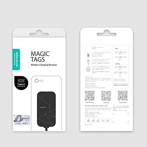 Transform Your Charging Experience with Nillkin Qi USB C Receiver – Ultra-Thin Wireless Charging Solution for Galaxy Note 8 Pro, A50, A70, A10 s, Xiaomi Note 8, and Huawei P30 – Fast, Seamless Compatibility for All Type-C Android Devices – Effortless Installation and Enhanced Durability for Everyday Use