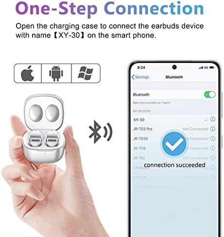 ELOVEN Premium Bluetooth Noise-Canceling Earbuds – 120-Hour Playtime with Deep Bass Sound – Customizable Fit for Ultimate Comfort – Compatible with i Phone 16/15/14 & Samsung S24/S23/S22/S21 Ultra – Ideal for Music, Movies, and Calls – Stylish, Durable Design for Everyday Use