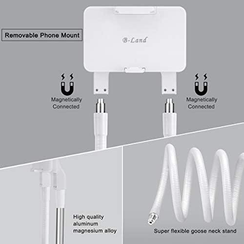 B-Land Cell Phone Holder, Universal Mobile Phone Stand, Lazy Bracket, DIY Flexible Mount Stand with Multiple Function – Enhanced Compatibility and Speed