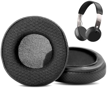 Upgrade Your Sound: Premium Memory Foam Earpads for Skullcandy Grind Bluetooth Headphones – Comfortable, Breathable Leather & Durable Fabric Cushions for Enhanced Audio Clarity and Longevity