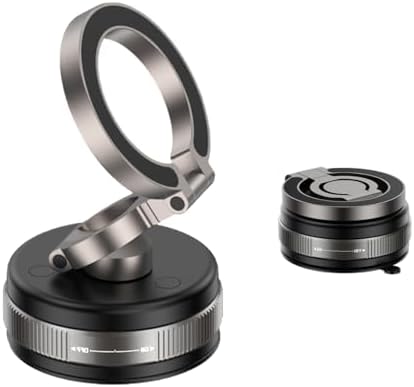 Revolutionary 360° Magnetic Car Phone Holder with 96+ LBS Suction – Premium Foldable Mount for i Phone 16/15/14/13/12 – Ultimate Stability & Versatility for Effortless Navigation and Hands-Free Communication – Best Adjustable Phone Stand for Every Vehicle