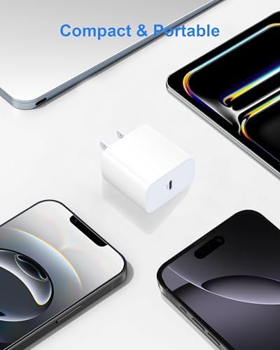 2025 Advanced i Phone 16 e Charger Set – Dual 20 W USB C Wall Adapters with 10 FT Ultra-Long Charging Cable for i Phone 16 Series, i Pad, and More – Unmatched Fast Charging & Enhanced Device Compatibility
