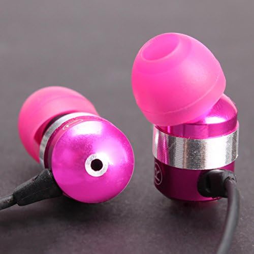 GOgroove Audi OHM HF Earbud Headphones – Superior Noise Isolating In-Ear Earphones with Deep Bass, Ergonomic Fit & Comfortable Gel Tips for All-Day Use – Perfect for Music Lovers, Commuters & Fitness Enthusiasts