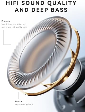 Illuminate Your Audio Experience with Luminous LP1 Wireless Earbuds – Cutting-Edge Bluetooth 5.4 Technology, 32-Hour Playback, and Wireless Charging Case for Ultimate Convenience – Glow-in-the-Dark Design with Immersive Stereo Bass, Ideal for TV and Smartphone Use with Built-in Microphone for Effortless Hands-Free Calling