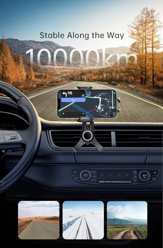 Revolutionary 360° Rotatable & Retractable Car Phone Holder – Adjustable Multifunctional Rearview Mirror Mount for All Mobile Devices with Secure Four-Clamp Design for Enhanced Safety and Convenience