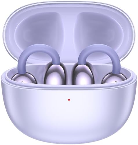 Lightweight Clip-On Bluetooth Earbuds with 50-Hour Battery Life – Waterproof Open-Ear Headphones for Sports and Workouts, Perfectly Designed for Glasses Wearers with Anti-Drop Technology and Seamless Connectivity