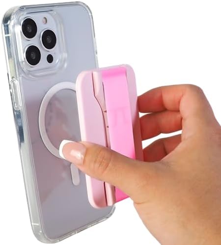 Revolutionary Love Handle PRO Magnetic Phone Grip & Stand – Ultimate Silicone Strap for i Phone & Android – All-in-One Device Mount, Kickstand, and Secure Holder – Experience Unmatched Stability, Style, and Convenience for Every Smartphone User