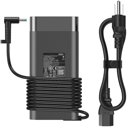 Power Up Your HP ZBook with the Ultimate 150 W Laptop Charger – 19.5 V AC Adapter for Gaming & Creative Workstations – Lightweight, Durable, and Safe for Uninterrupted Performance Across Models 15, 16, 17 & Studio Series – Efficient Charging with Advanced Protection Features