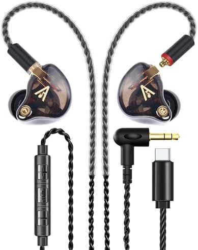 Elevate Your Audio Experience with Vibes 201 ML Wired Earbuds – Premium Noise-Isolating In-Ear Headphones Featuring Enhanced Bass, Integrated Microphone, and Versatile Lightning to 3.5 mm Adapter – Includes Customizable Ear Tips, Tangle-Free Braided Cable, and Durable Portable Case for Ultimate Convenience and Longevity