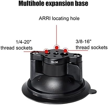 Universal Smartphone Suction Cup Mount for Car Windshield – SUNWAYFOTO SPH-01 Bracket for Seamless Hands-Free Navigation, Enhanced Stability, and Optimal Viewing Angles
