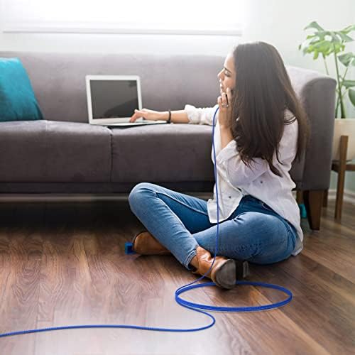 etguuds 20 ft USB C Cable – Long Nylon Braided Charger for Fast Data Transfer & Charging – USB-A 2.0 to Type C Compatibility for Samsung Galaxy Note, LG, Moto, Pixel, Switch & More – Durable Connection for Home & Office Use