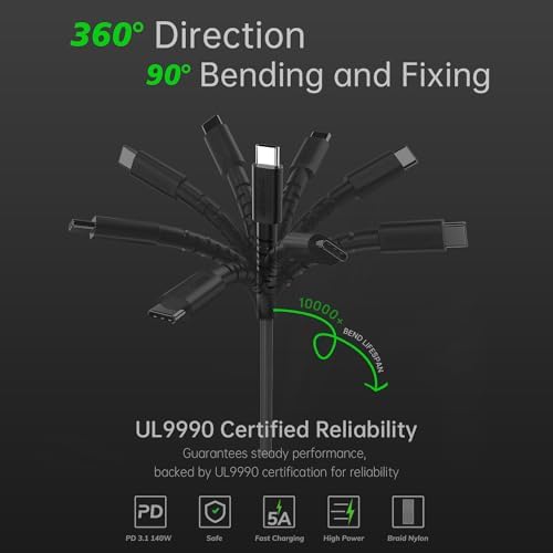 High-Performance 65 W USB C Fast Charger Block – Advanced PD 3.0 & PPS Technology for Rapid Charging, Foldable Design for Maximum Portability, Ideal for Mac Book Pro/Air, i Phone 16/15/14, Samsung Galaxy, Google Pixel – Ultimate Safety Features for Reliable Power Anywhere