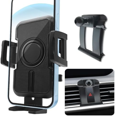 WAAPAK Enhanced Car Phone Holder Mount for 2014-2024 Mazda 3 – Ultimate Smartphone Cradle for Thick Cases, Effortless Installation, and Seamless Integration with Interior Design – Perfect for Navigation and Hands-Free Use