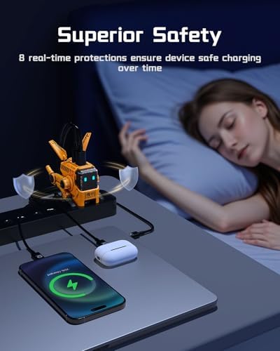 Grava Star 65 W Ga N USB-C Charger: Ultimate 3-Port Power Hub for Rapidly Charging i Phone, Mac Book, i Pad & Laptops – Compact, Foldable Design Perfect for Travel and Tech Enthusiasts – Efficient Wall Charger with Enhanced Versatility for All Your Devices