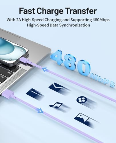 Enhance Your Driving Experience with the 3-Pack MFi Certified Car Play Cable for i Phone 15/16 Series – 6 FT Fast Charging & Durable USB-C Connection for Effortless Navigation and Hands-Free Communication