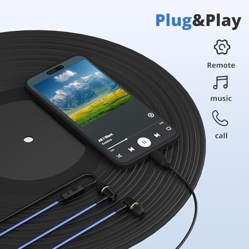 Experience Superior Sound with USB-C Air Tube Earbuds – Advanced Noise-Cancelling Headphones for i Phone 16/15 & Samsung, Featuring Built-in Microphone for Crystal-Clear Calls – Lightweight, Comfort-Driven Design Compatible with Google Pixel Devices for Unmatched Audio Clarity and Isolation
