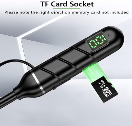 Revolutionize Your Listening Experience with kurdene Open Ear Clip Bluetooth Headphones – Advanced Bone Conduction Neckband Earbuds Featuring TF Card Slot, 100 Hours of Playtime, and Built-in Microphone for Crystal Clear Calls – Perfect for Active Lifestyles like Running, Riding, and Skating with Unmatched Comfort and Enhanced Situational Awareness in Sleek Black