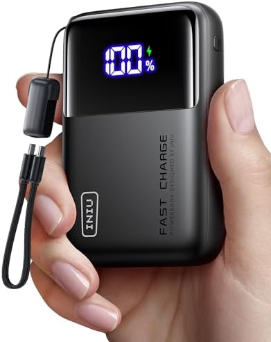 Ultimate INIU Power Bank 20,000 m Ah – 65 W Compact Fast Charger for Laptops, Tablets & Smartphones – Multi-Device USB-C Travel Power Bank with PD & QC Technology – Ideal for Mac Book, i Pad, Steam Deck, i Phone 16/15, Samsung Galaxy S22 – Unmatched Portability & Efficiency