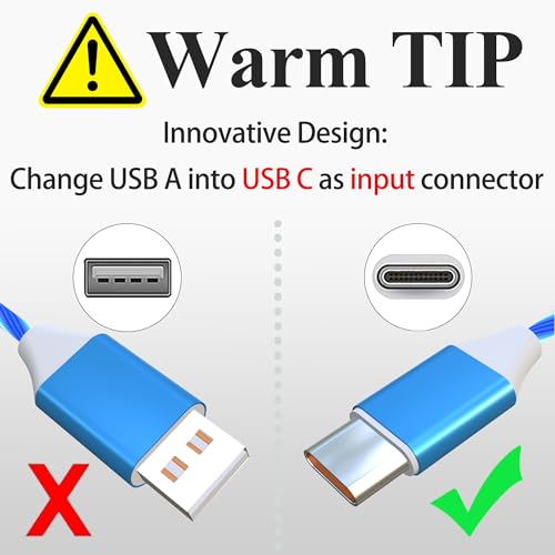 LED USB C Multi Charging Cable – 3-in-1 Fast Charging Solution with 3 A Power Delivery, 4 FT Length & Innovative LED Indicator for Type C, Micro USB & Apple Devices – Durable, Tangle-Free Design Perfect for Home, Office & Travel Use