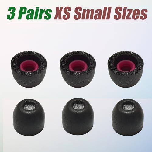 Experience Unmatched Comfort and Sound Quality with Premium Memory Foam Ear Tips for Sony WF-1000 XM5 & XM4 – Extra Small Black Replacement Set (3 Pairs) for Superior Noise Isolation and Secure Fit – Elevate Your Audio Experience with Custom-Fit Earbud Accessories Designed for Audiophiles and Casual Listeners Alike – Enhance Your Listening Journey Today!