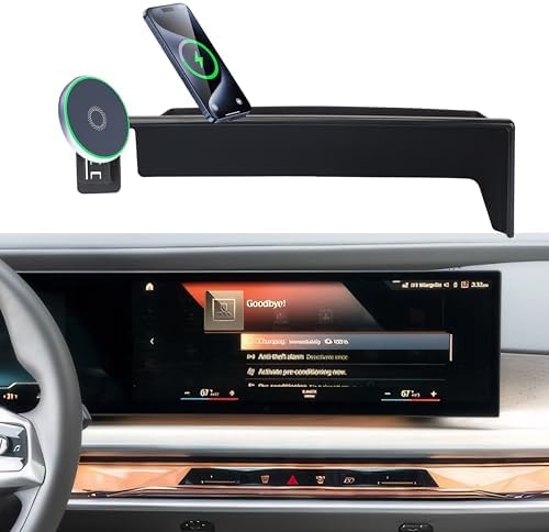 BMW 7 Series 2016-2022 Precision-Fit Phone Holder with 15 W Fast Wireless Charging – 360° Rotating Mount for Ultimate Safety and Connectivity, Perfect for 10.25/10.3 Inch Touch Screens – Premium Hands-Free Driving Accessory