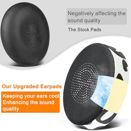 Revolutionary SOULWIT Cooling Gel Earpads for Jabra Evolve2 65 & 40 – Experience Ultimate Comfort with Breathable Ice Silk Fabric – Superior Replacement Ear Cushions for On-Ear Wireless Headsets – Perfect for Long Hours of Use in Sleek Black – Elevate Your Listening Experience with Enhanced Performance and Style