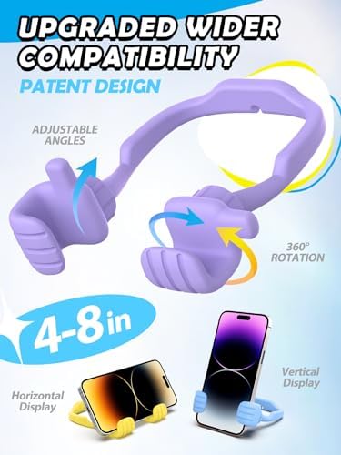 Cell Phone Holder Thumbs Up Lazy Phone Stand: 3 Pack Graduation Gifts for Teen Boys Him Kids 2025 Phone Stand for Desk Back to School Supplies Gifts for Men Birthday Funny Cool Gadgets Stuff Ideas – Enhanced Compatibility and Speed