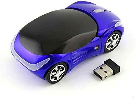 Vibrant Pink Car-Shaped Wireless Mouse for Small Hands – 2.4 GHz Ergonomic Optical Gaming Mouse with USB Receiver – Perfect for Kids, PC, and Laptop Use – Fun and Functional Computer Accessory