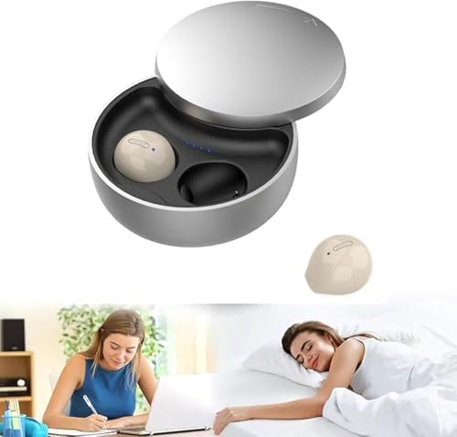 Ivory Wireless Sleep Earbuds – Ultra-Light Bluetooth 5.4 Headphones Perfect for Side Sleepers | Luxurious Comfort with Superior Sound Quality | Ideal for Audiobooks, Meditation, and Relaxing Music Sessions for Enhanced Rest
