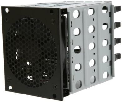Elevate Your Storage Solutions with the Rosewill Hot-Swap SATA/SAS Hard Disk Drive Cage – Convert 3 x 5.25-Inch Bays to 4 x 3.5-Inch for Enhanced Performance and Seamless Access – Ideal for Efficient Data Management in Black Finish