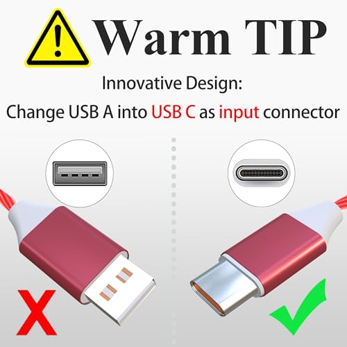 LED USB C Multi Charging Cable – 3-in-1 Fast Charging Solution with 3 A Power Delivery, 4 FT Length & Innovative LED Indicator for Type C, Micro USB & Apple Devices – Durable, Tangle-Free Design Perfect for Home, Office & Travel Use