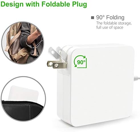 Ultra-Fast 60 W L-Tip Mac Book Charger for A1278 Models – Lightweight, Durable Power Adapter for Mac Book Pro & Air (Pre-Mid 2012) – Efficient Charging Solution for On-the-Go Professionals and Students