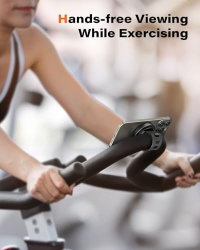 Ultimate Mag Safe A2 C Gym Fitness Phone Mount – Unmatched 17 N52 Magnet Technology for Secure Grip on Equipment and Strollers – Versatile Adjustable Silicone Strap for One-Handed Operation – Compatible with i Phone 12-16 Series and Non-Mag Safe Devices – Ideal for Treadmills, Peloton Bikes, and More – Effortless Detachable Design for Multi-Surface Use – Perfect for Home, Gym, and On-the-Go Convenience – Includes Metal Ring for Enhanced Compatibility – Premium Stability and Reliability for Active Lifestyles – Comprehensive User Manual and Dedicated Customer Support Included