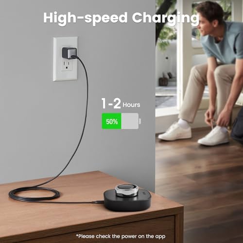 Oura Ring Gen 3 Fast Charging Dock with USB-C Cable – Effortless Power for Horizon/Heritage Models (Size 6) – Ultimate Compatibility and Speed for Wellness Monitoring